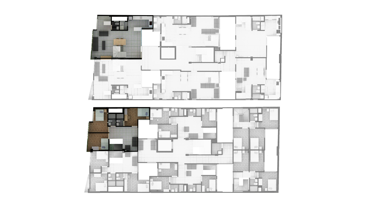 Plano de 120,92 m²