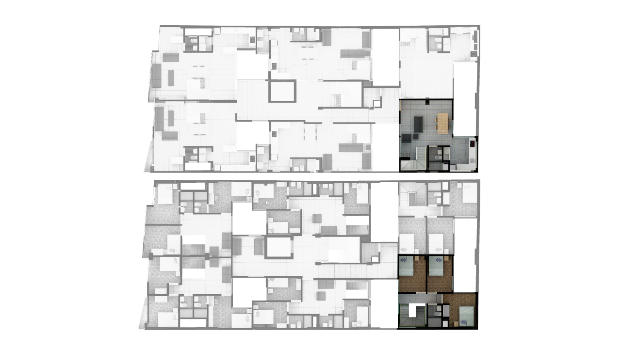 Plano de 89,08 m²